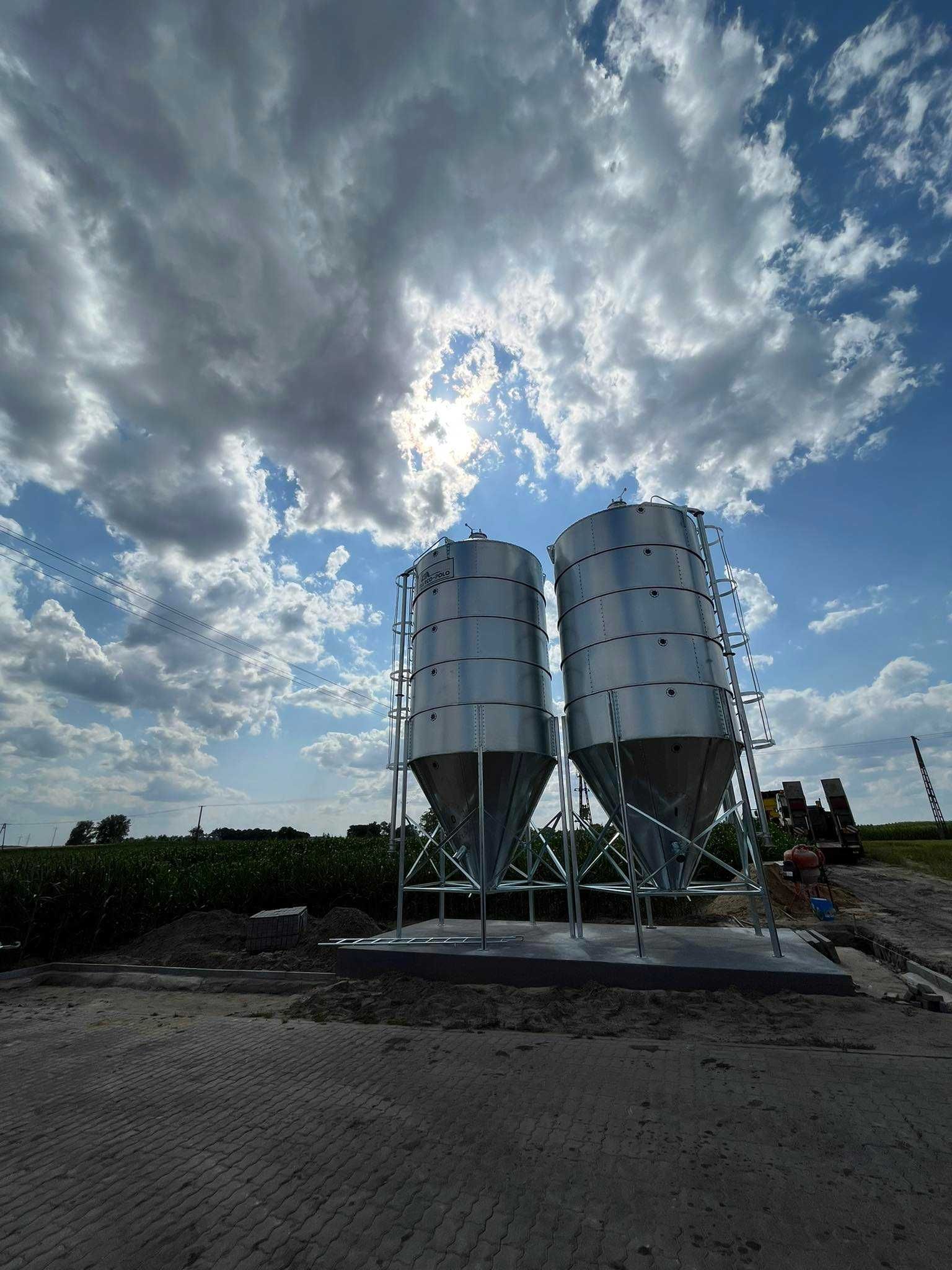 Silos silosy 20 ton 25t 30t 38t zbiornik na zboże Marco-Polo DOSTĘPNE