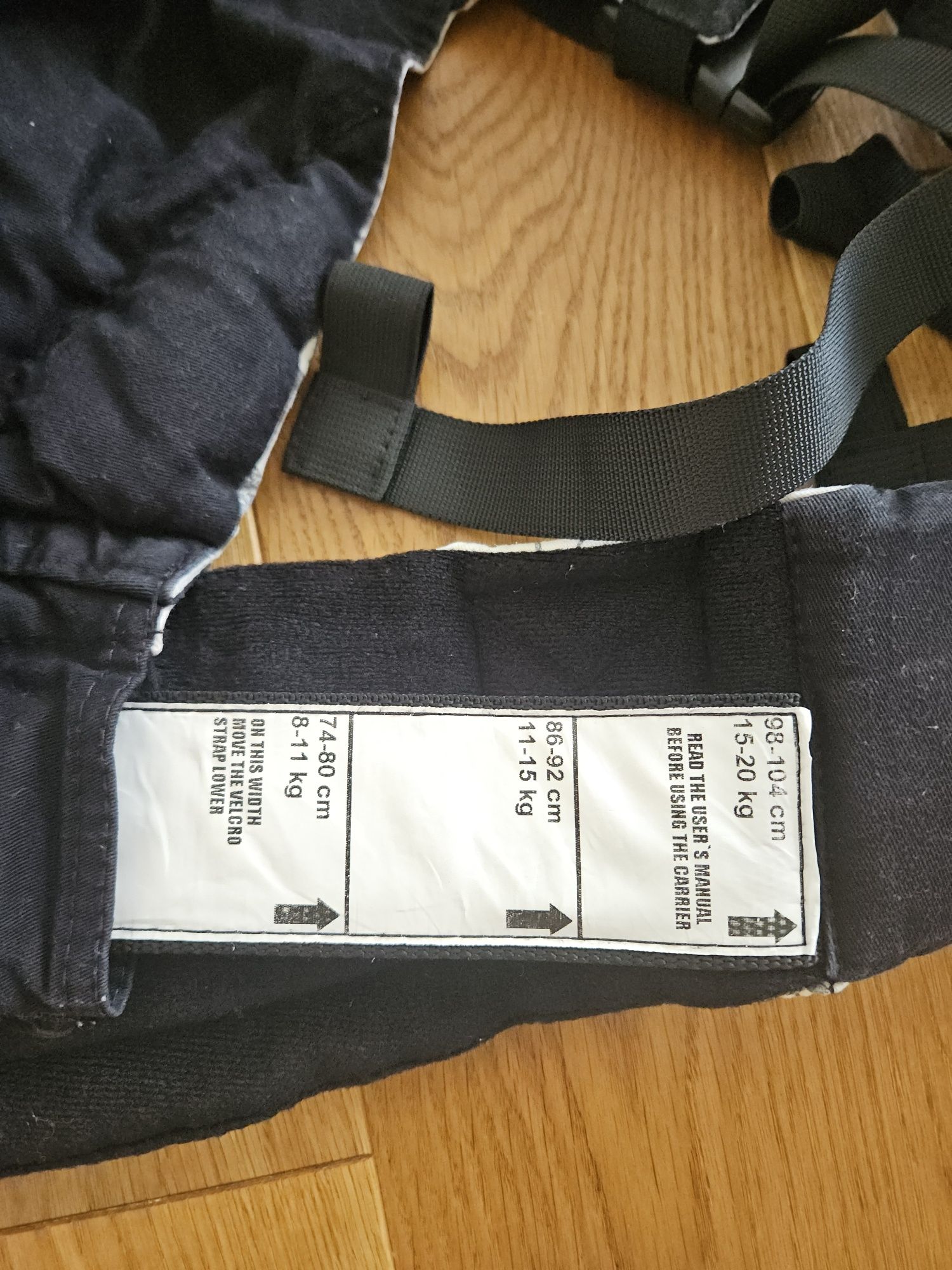 Keiki hug nosidło ergonomiczne z regulowanym pasem