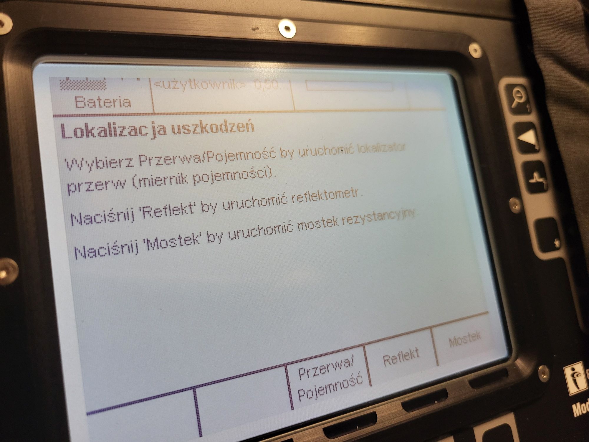 Reflektometr Radiodetection Riser Bond RD6000 lokalizator uszkodzeń