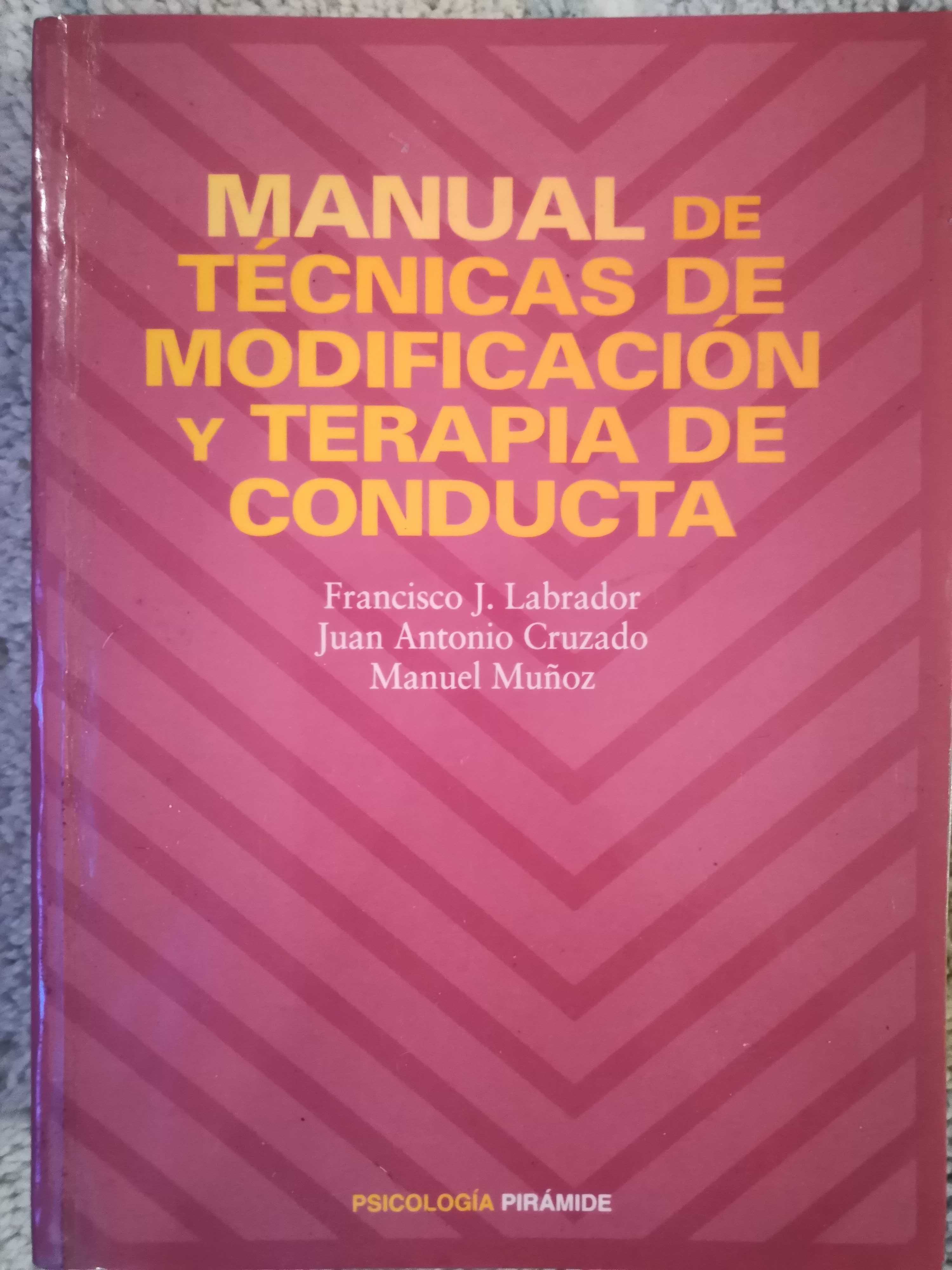 Manual de Técnicas de Modificacion y terapia de conducta