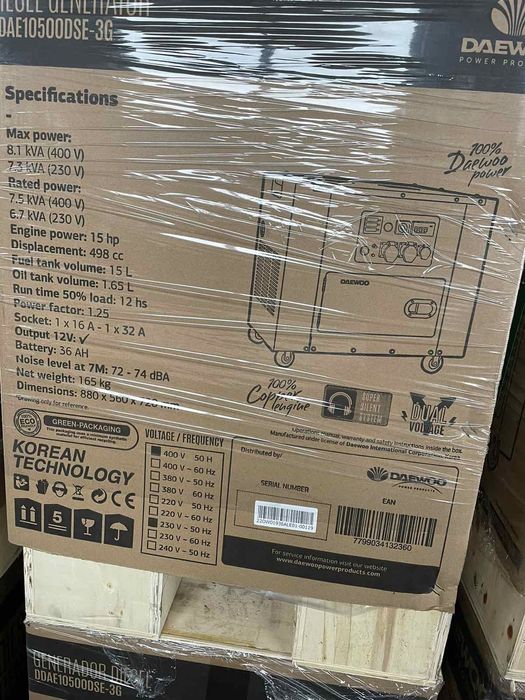 В НАЯВНОСТІ!!! Дизельний генератор DAEWOO 8.1 kva