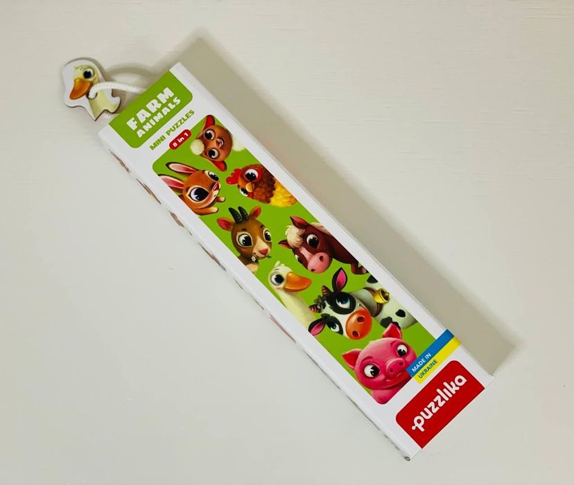 Пазли puzzlika тварини ферми 32x4x8,5 см
