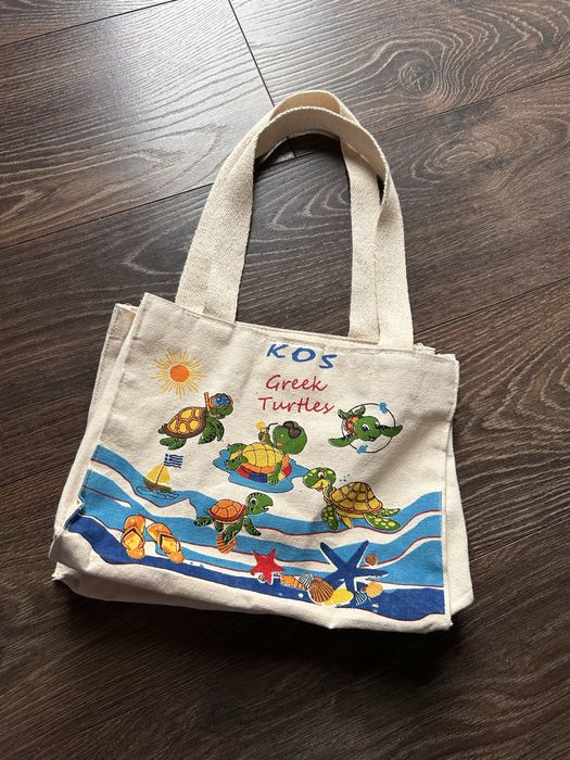 Materiałowa torba na zakupy, na plażę Kos Turcja Grecja