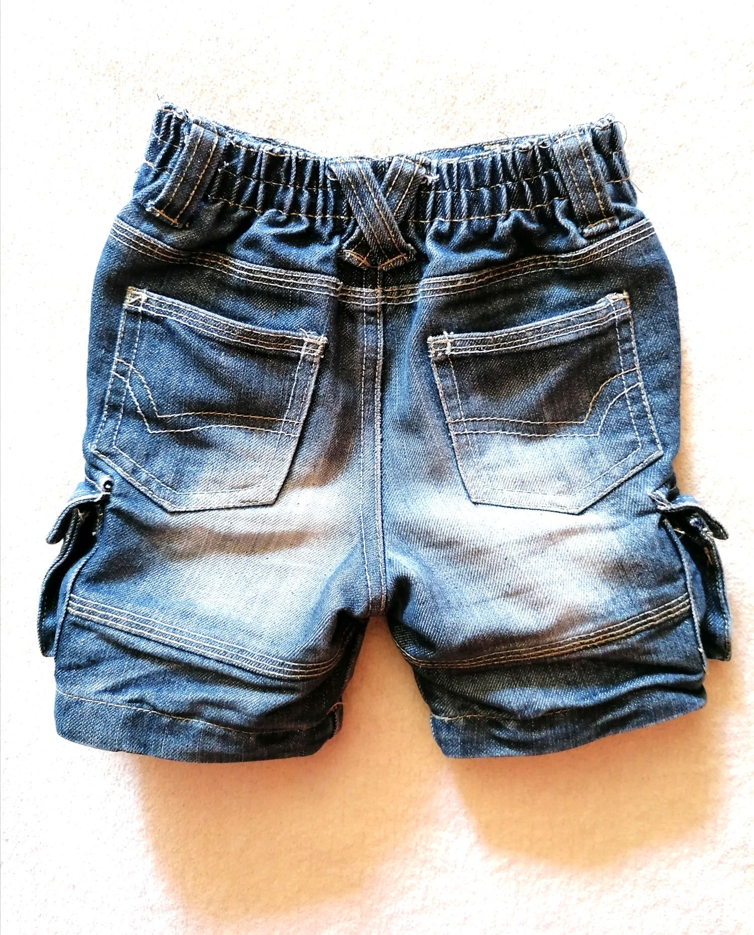 Szorty jeansowe krótkie spodenki dla chłopca 6 kieszeni 2-3 lat