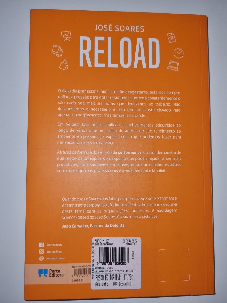 [Novo] Reload - menos stress melhor performance