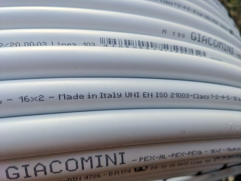 GIACOMINI PEX AL PEX 16/2 Made in Italy