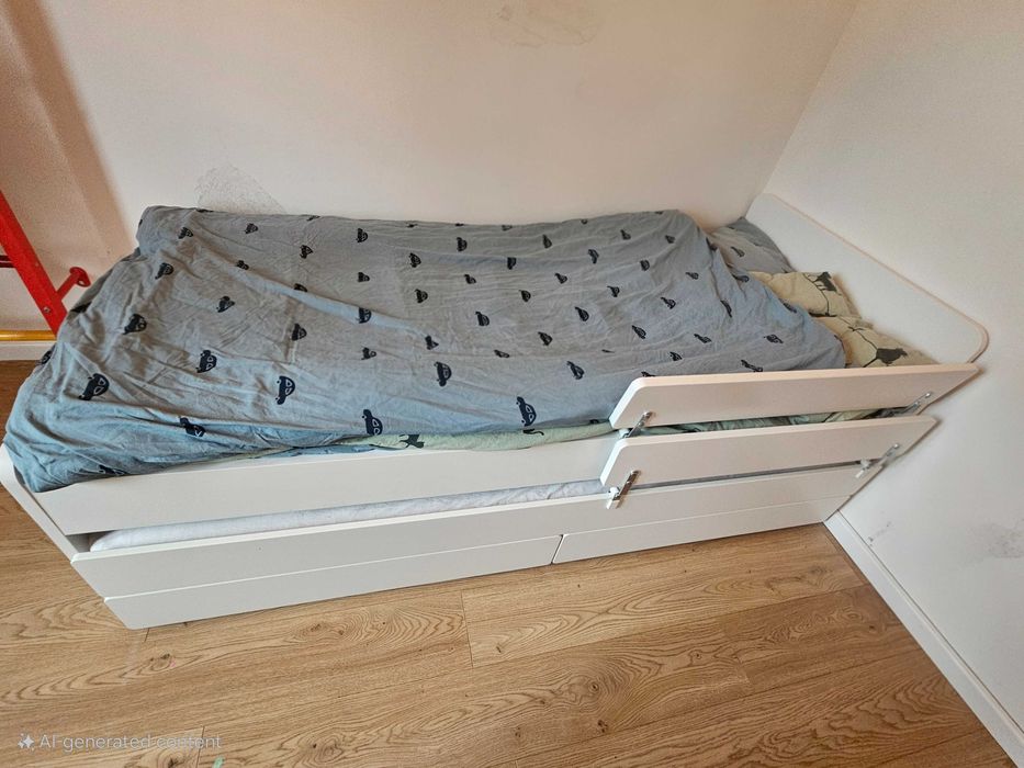 Łozko IKEA SLAKT podwojne 90x200
