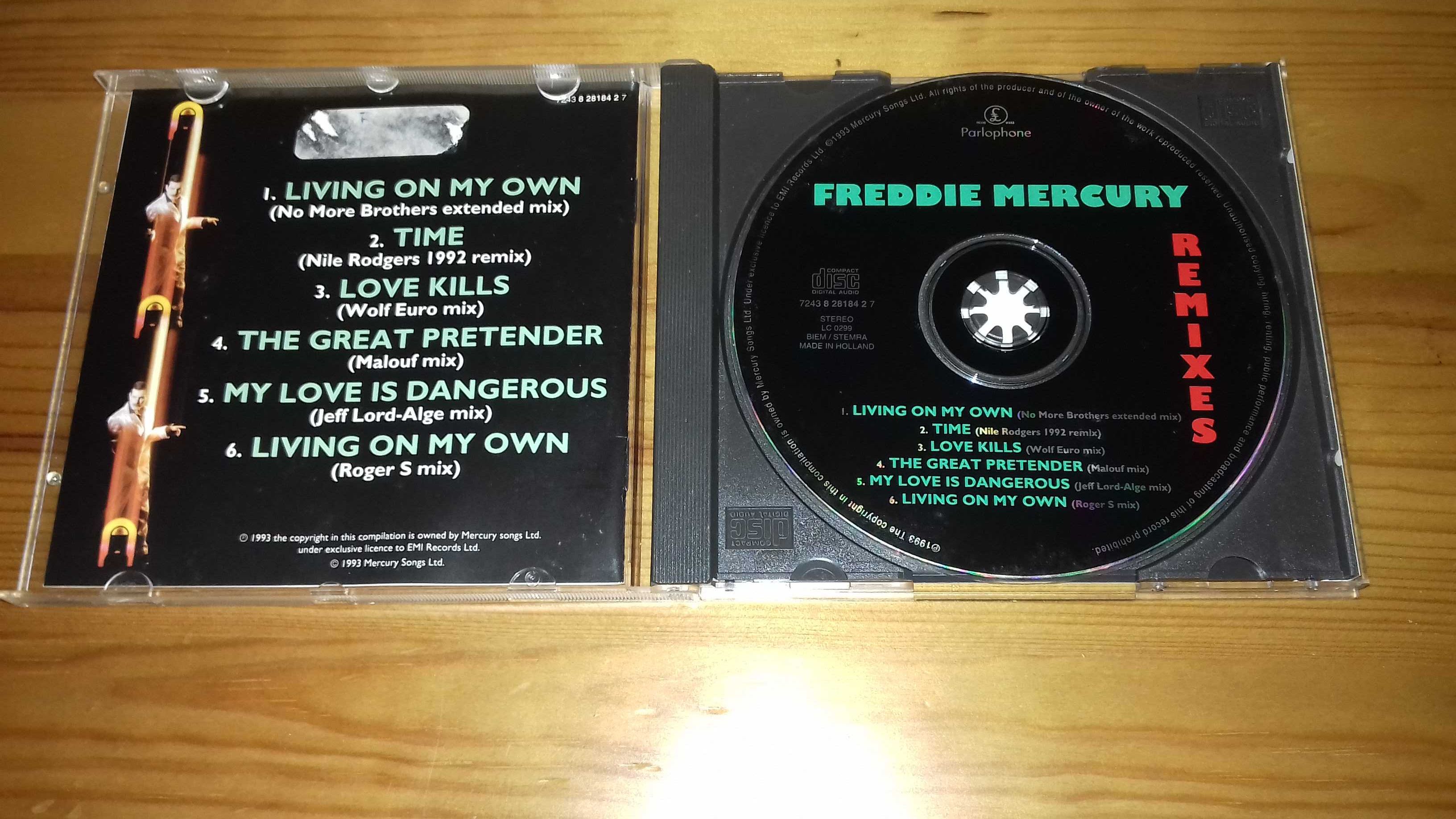 CD Freddie Mercury - Remixes