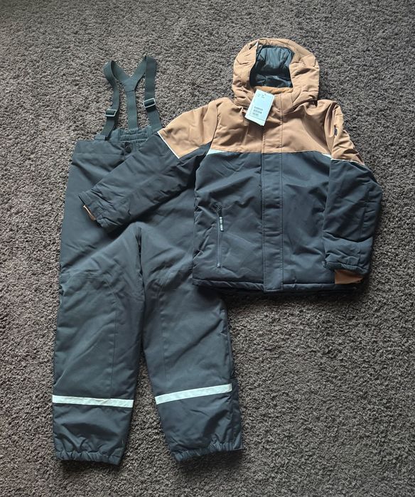H&M kombinezon zimowy dwuczęściowy wodoodporny 140 nowy