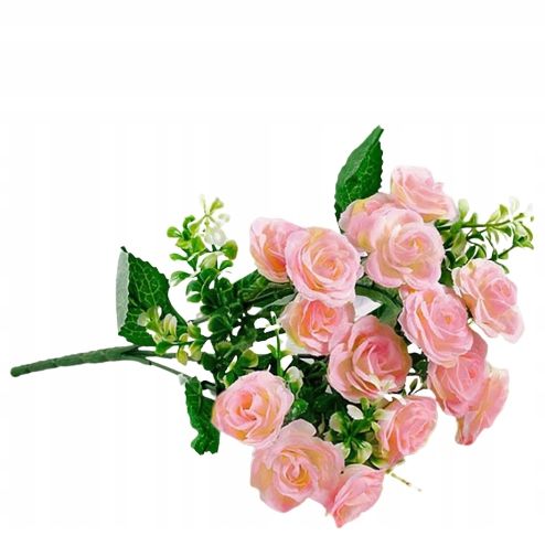 Bukiet Sztuczny Róże Róża Kwiaty Jak Żywe 10 Szt
