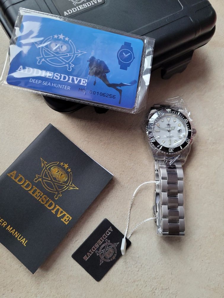 Zegarek Addiesdive homage Submariner 41mm NOWY