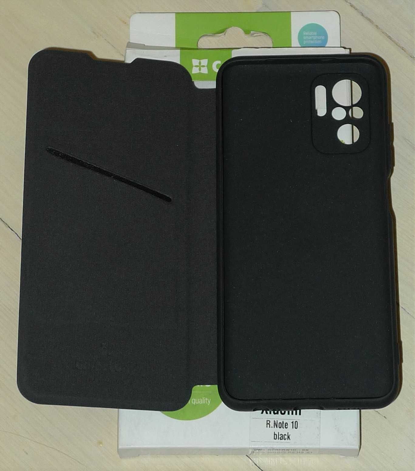 Чехол ColorWay Xiaomi Redmi Note 10 Elegant Book Black