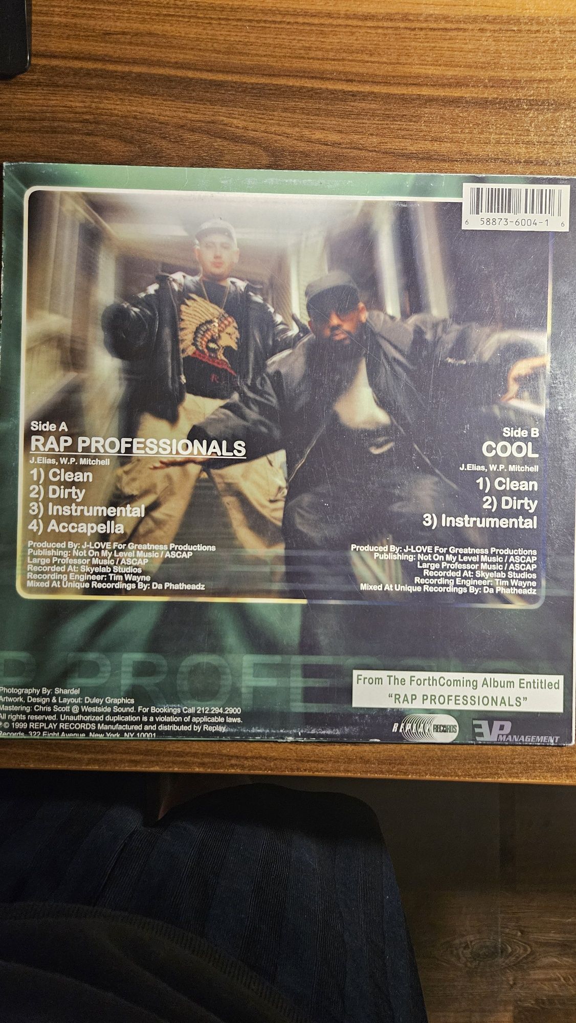 Large Pro x J-Love - Rap Professionals 12' winyl hip hop