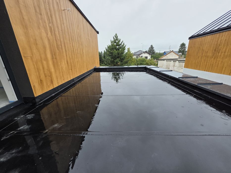 Dachy Płaskie, membrana, Blachodachówka,  tarasy, garaże, hale przemys