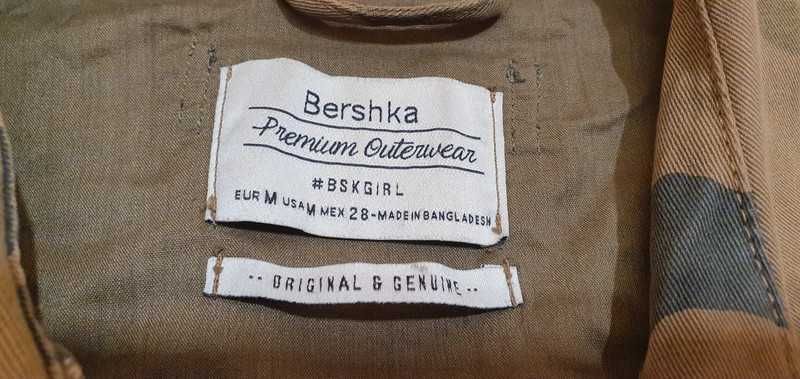 Kurtka moro przetarcia dziury dżinsowa Bershka M