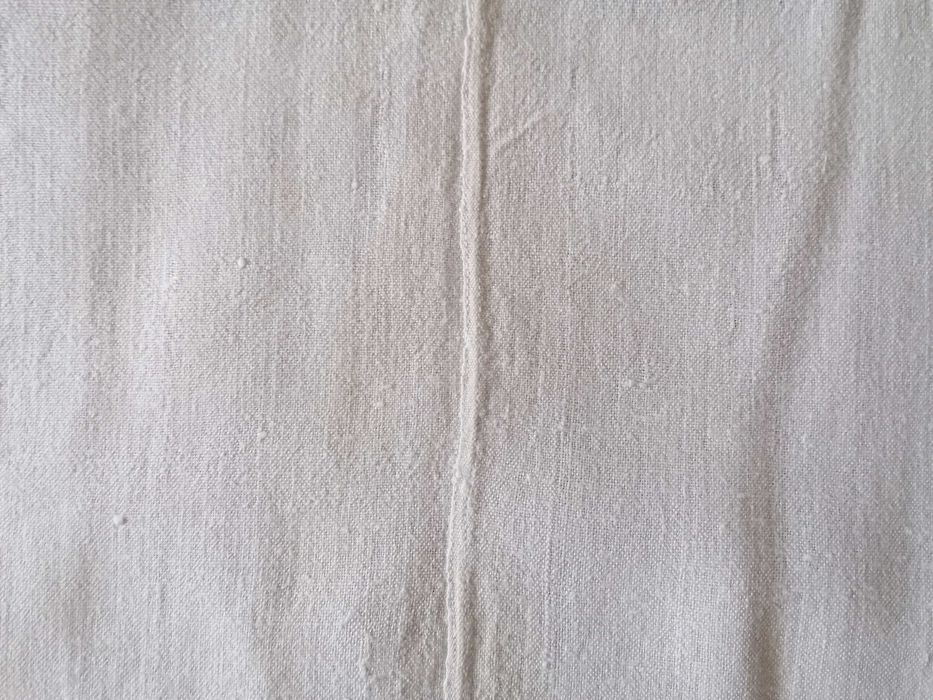Lençol usado em linho caseiro