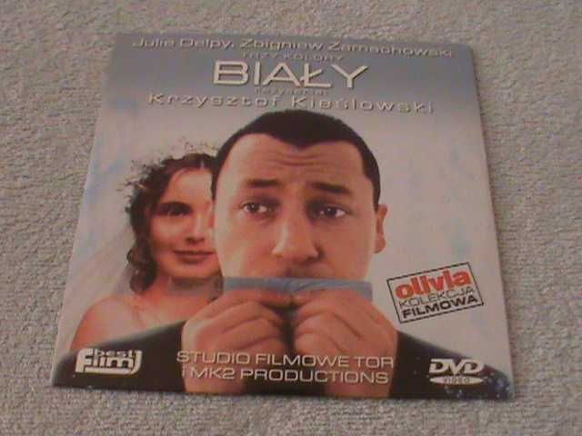 Trzy kolory Biały reż. Krzysztof Kieślowski. Film DVD. Stan bdb.