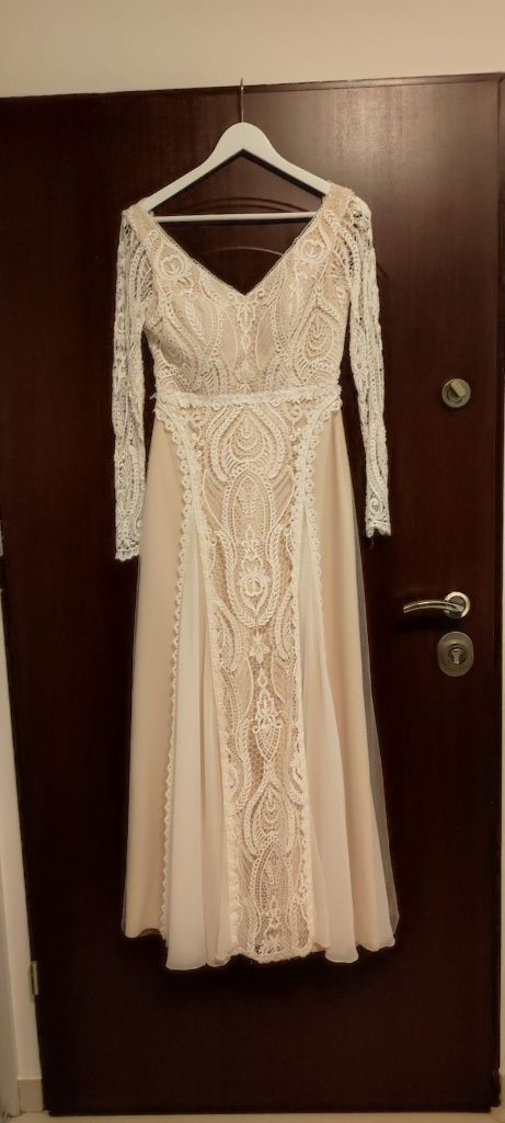 Suknia ślubna w stylu boho dama couture