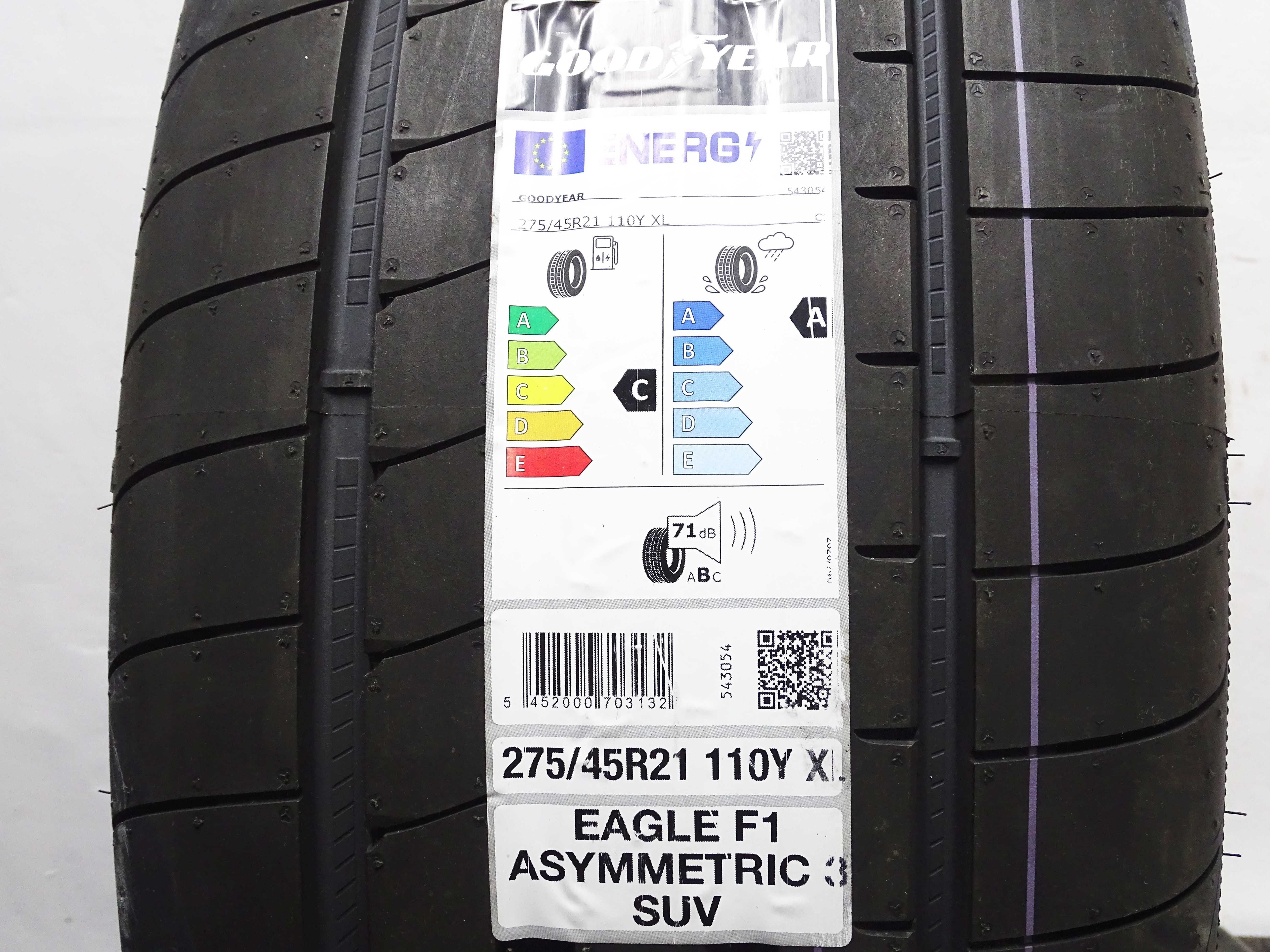 1x GOODYEAR 275/45R21 110Y EAGLE F1 Asymmetric 3 SUV XL