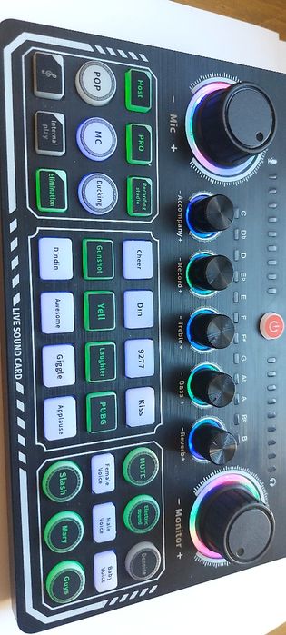 Звуковая карта для  стрима.  Sound Mixer x50 Новая.