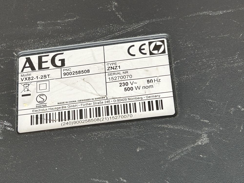 Odkurzacz AEG -ZN Z1/ VX82-1-25-T