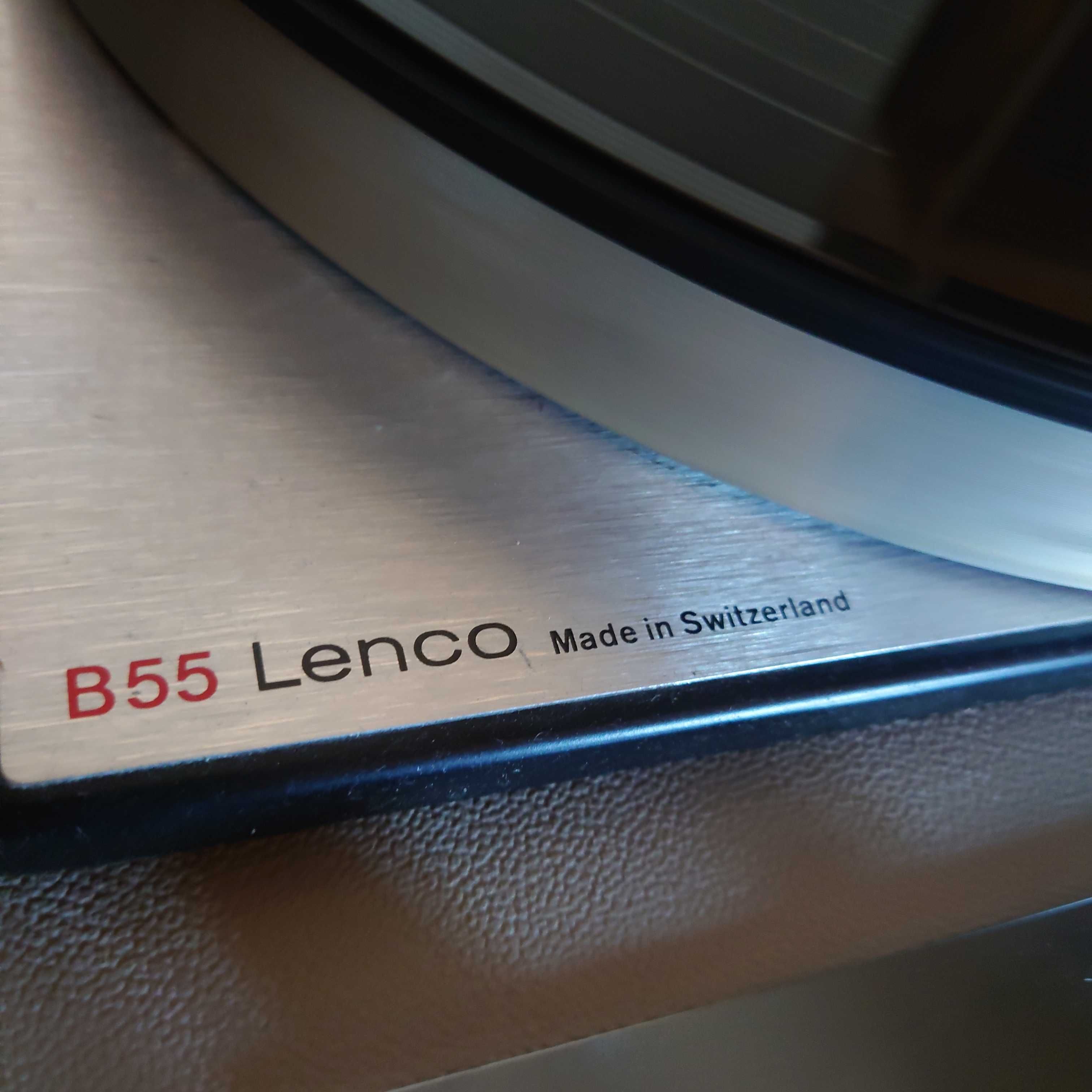 Gramofon LENCO B55 z oryginalnymi głośnikami - unikalny zestaw