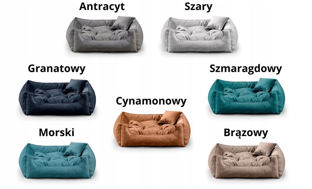 Wygodne nowe pikowane posłanie dla psa WIELE rozmiarów + GRATIS
