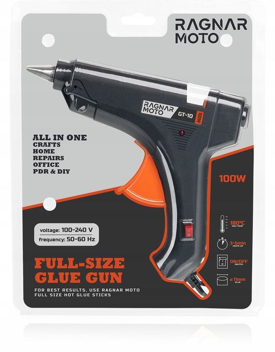 Pistolet Do Kleju Na Gorąco 100w + Wkłady Kleju 11x200