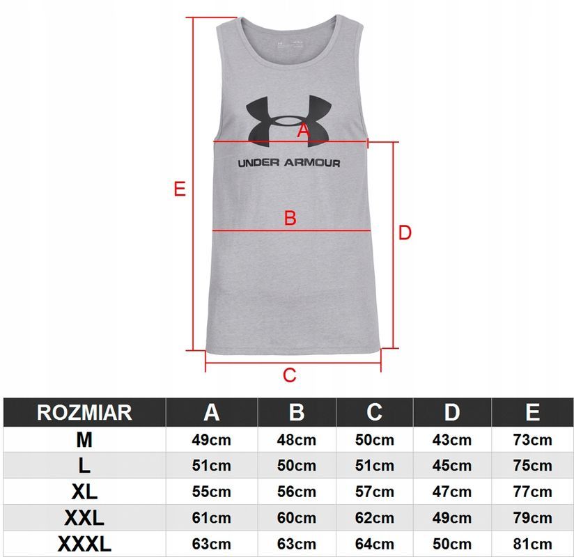 Under Armour Męska Koszulka Na Ramiączkach / M
