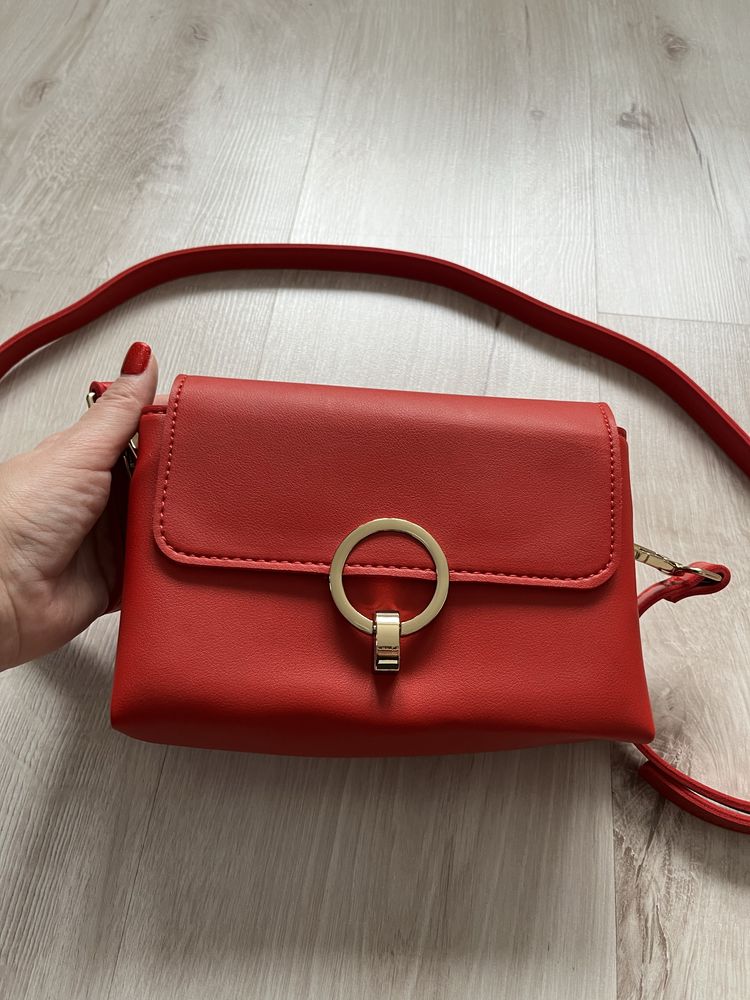 Torebka Topshop czerwona jak nowa