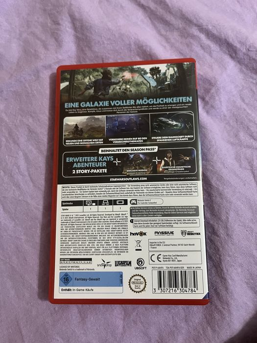 Star Wars Outlaws картридж на Switch 2