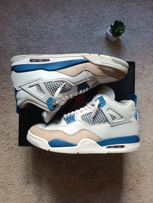Air Jordan 4 Military Blue - tamanho 47.5