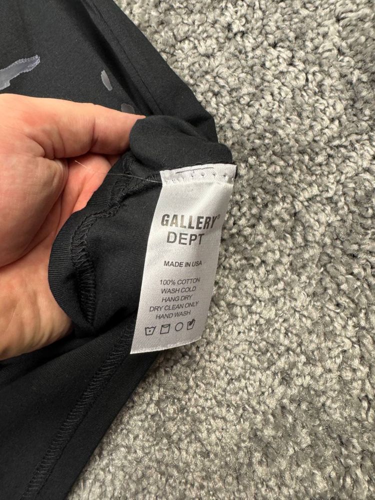 Футболка Galary Dept чорна оверсайз хл