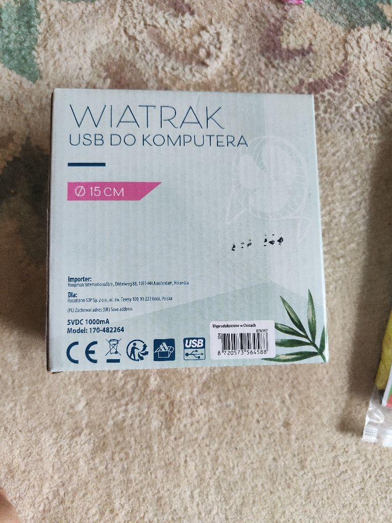 Wiatraczek usb nowy