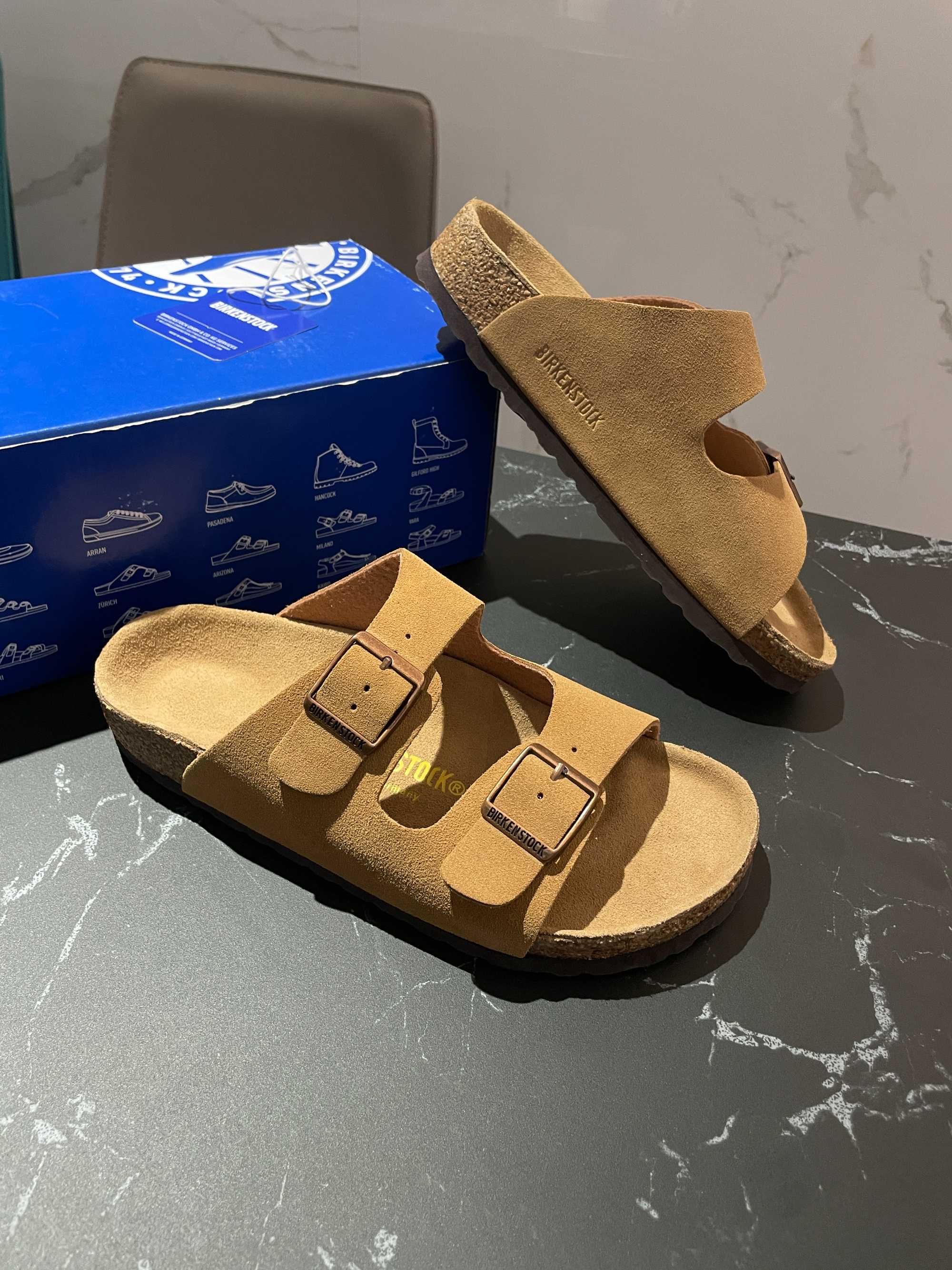 BIRKENSTOCK Arizona Kapcie w curry Rozmiar 40