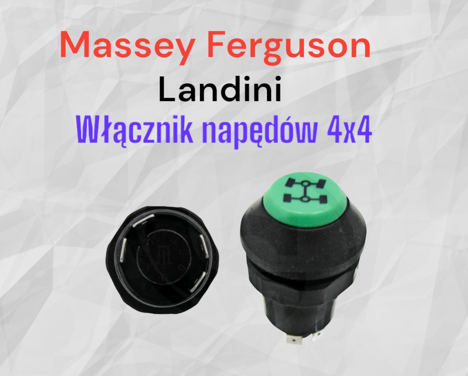 MASSEY FERGUSON - Włącznik napędów 4x4 z blokadą nowy Landini FV