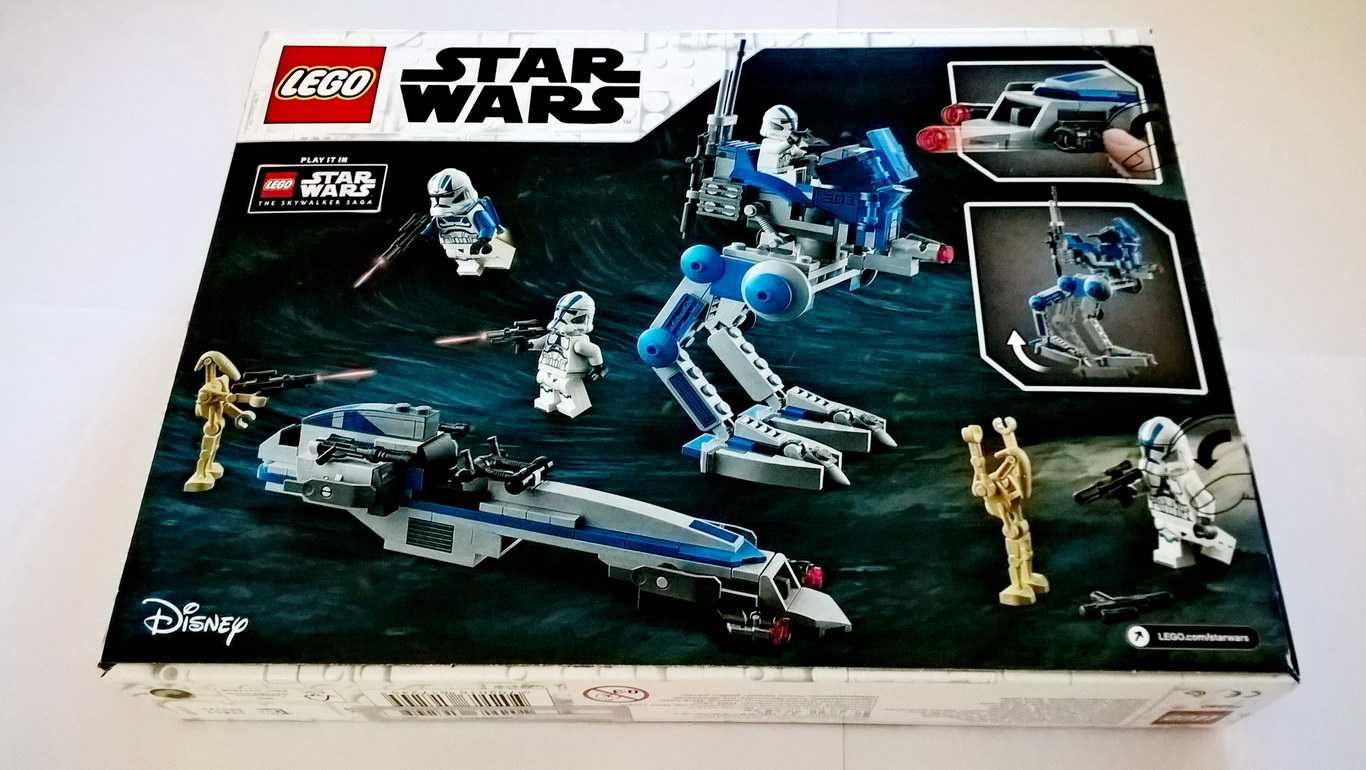 Lego Star Wars 75280 Legion 501st Clone Troopers selado