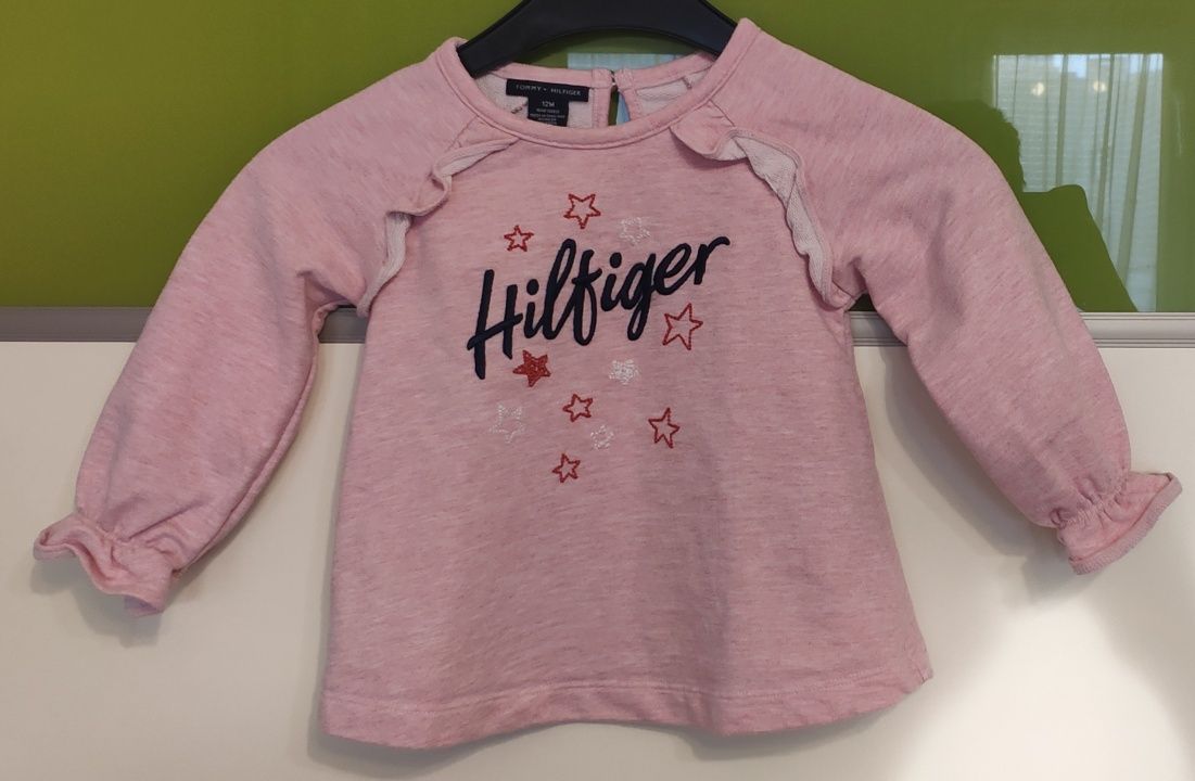 jasnoróżowa bluza/bluzka Hilfiger