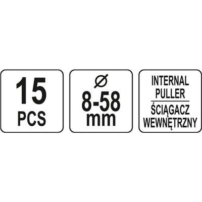 Ściągacz bezwładnościowy do łożysk tulei 8-58mm