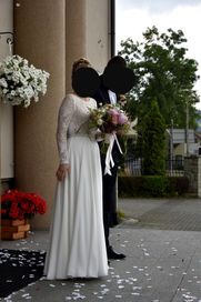 OKAZJA! Suknia ślubna długi rękaw