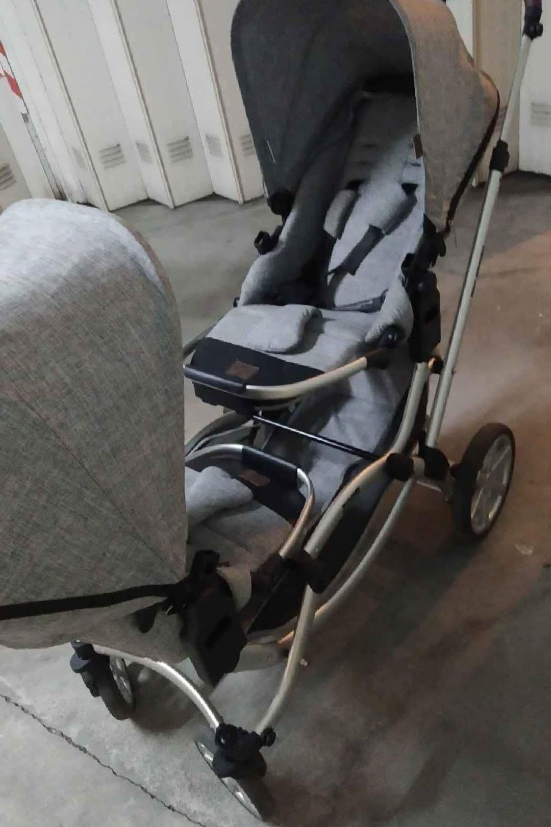 ABC design zoom gêmeas com isofix e capa babycoque - tudo incluído