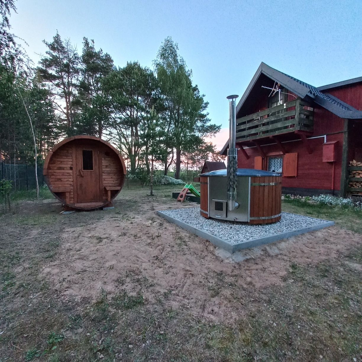 Domek Letniskowy Płociczno koło Ełku.Mazury.Sauna.Jacuzzi.Jezioro.Las.