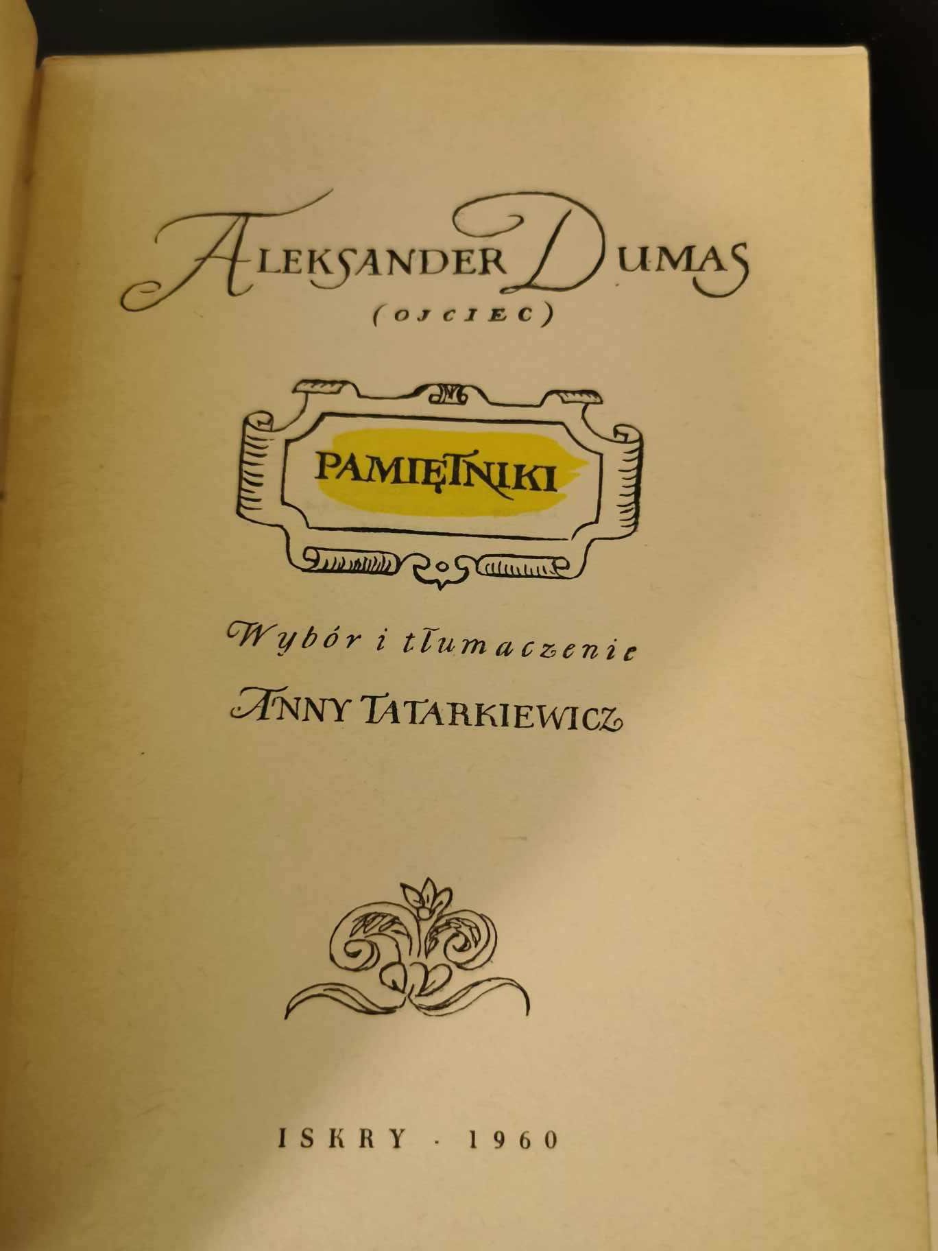 Aleksander Dumas - Pamiętniki