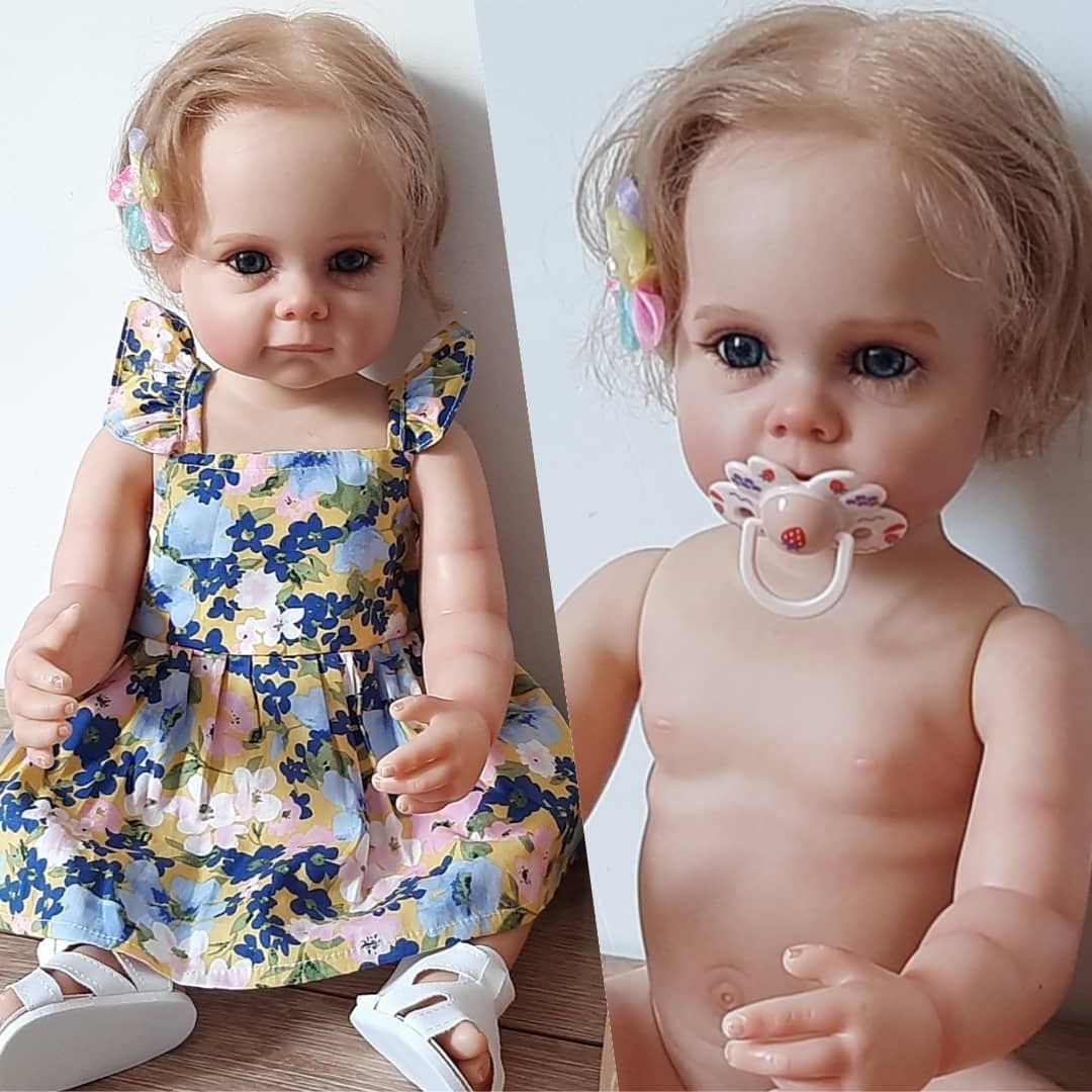 Оригинальная кукла реборн 55 см.Ручная работа 3D роспись,видимые вены