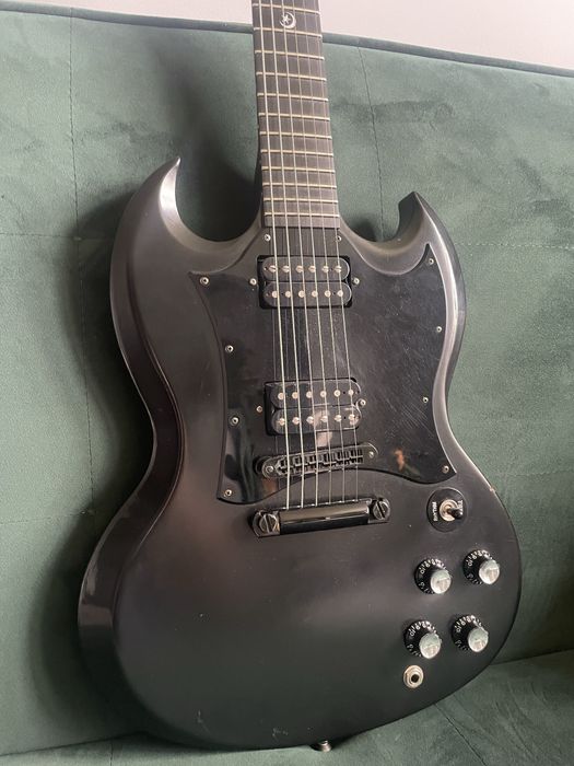Gibson SG Gothic 2002 + gigbag super stan! ZAMIANA
