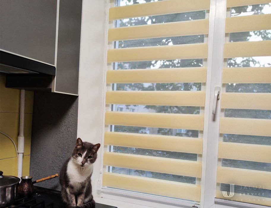 Ролеты на окна всех типов. Жалюзи день ночь, Рулонные шторы P-12