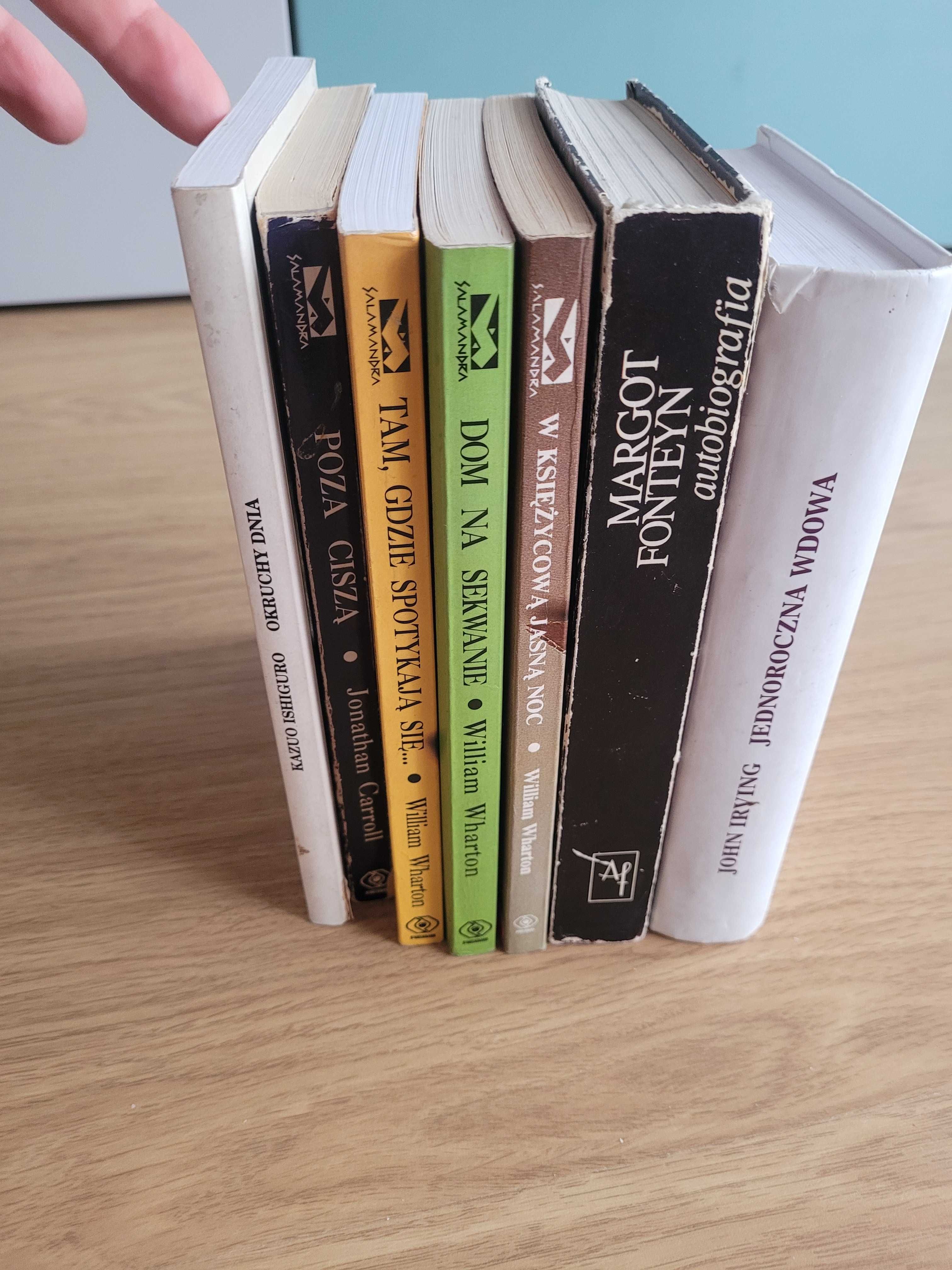 Zestaw książek Wharton, Carroll, Ishiguro, Irving, Margot Fonteyn