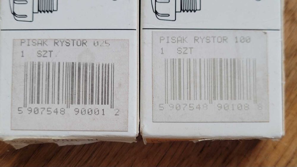 Pisak kreślarski Rystor 1mm 1 szt oraz 0,25mm 1 szt.