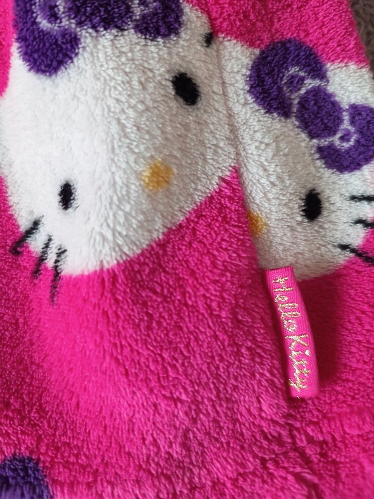 Szlafrok dziewczynka 110/116 Hello Kitty, piękny