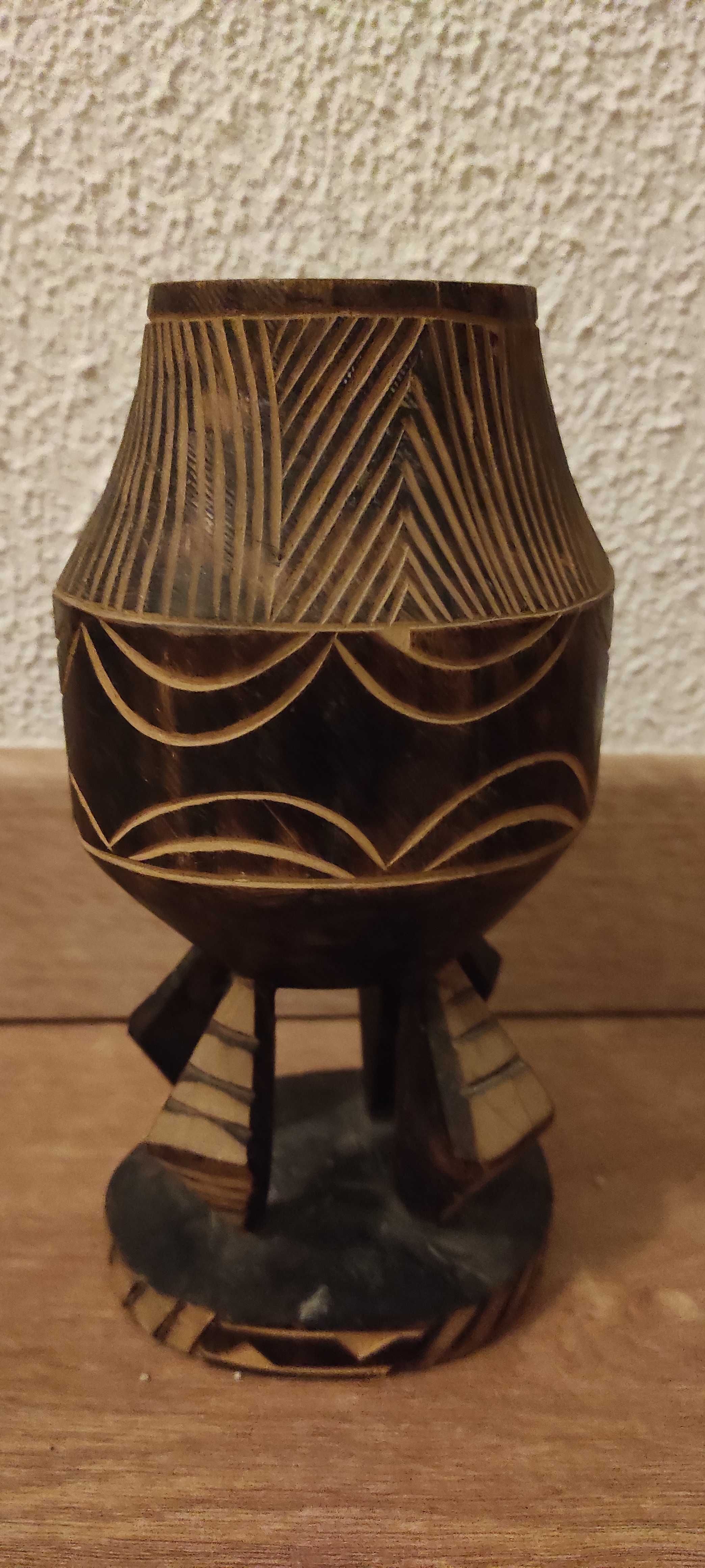 Peça africana vaso